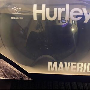 HURLEY Maverick Spherical Tinted Black Ski Goggles - NIB
